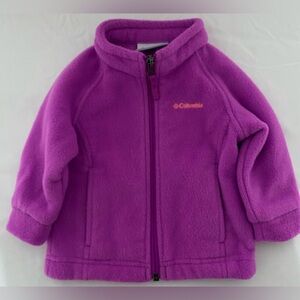 Columbia Fleece Baby Zip Up Jacket 
3-6m